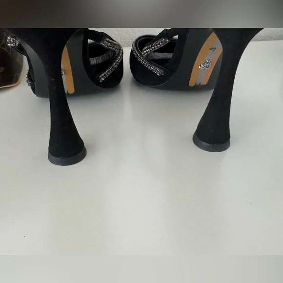 Sam Edelman Anita Embellished Black Heels- Never Worn - Picture 5 of 8